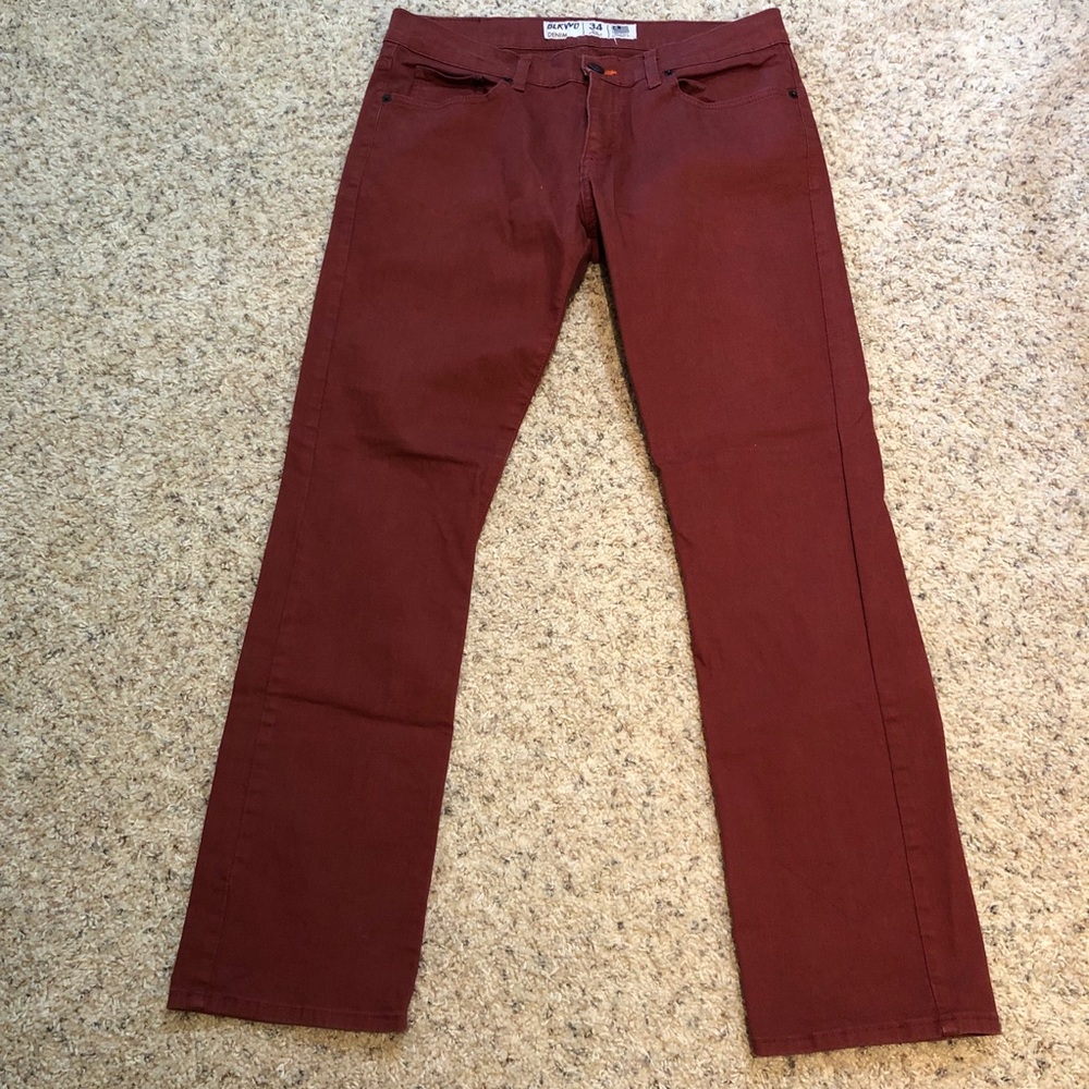 MENS BLKWD SLIM STRAIGHT PANTS